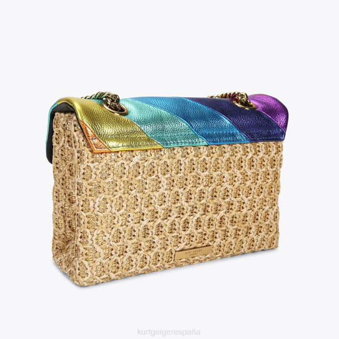 Kurt Geiger mujer bolso kensington londres de rafia 2LPR16 | bolsas varios/otros